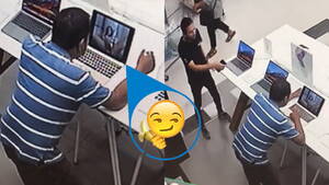 caught watching porn - Thai man busted watching porn at Apple retailer; turns out he's done the  same at three other stores (VIDEO) | Coconuts