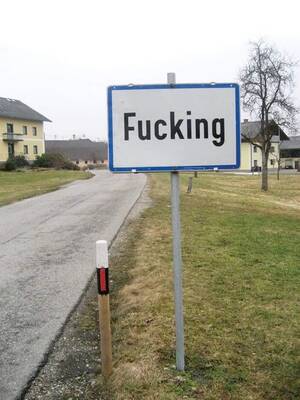 Fugging Fucking Austria - Fucking : r/funnysigns