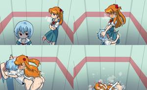 asuka futa - The Elevator scene with Asuka and Rei exactly as you remember it  (@hiryouman) [Evangelion] : r/futanari