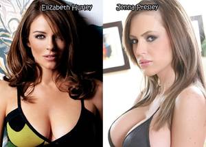 Elizabeth Hurley Porn Star - 18 Celebrities And Their Porn Star Doppelganger