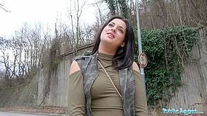 Fuck Public For Money - Brunette lets pickup artist fuck her for cash in public | AREA51.PORN