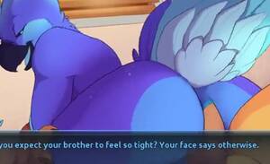 Human Male Furry Bird Porn - Blue furry bird avian riding dog dick | YaoiSource