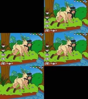 leafeon pokemon lesbian hentai animation - 