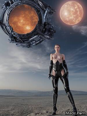 German Alien Porn - Porn image of movie german platinum silver metal sunset alien planet  created by AI