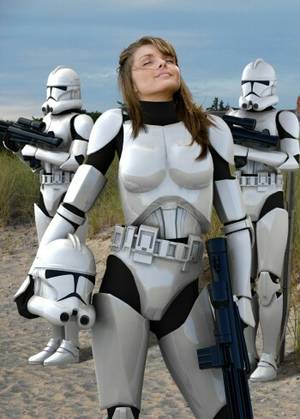 Clone Trooper Porn - Lady clone trooper