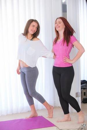 lesbian yoga - Lesbian Yoga Porn Pics & Nude Photos - NastyPornPics.com
