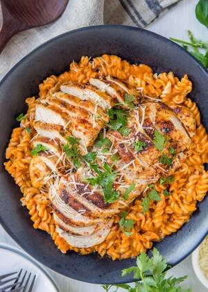 forced shemale cocksuckers - Gluten-Free Grilled Chicken Pasta with Red Pepper Sauce | Cafe Johnsonia