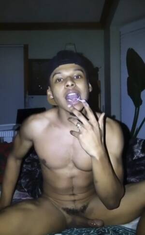 Blatino Cock Porn - Str8 Blatino tastes his cum - ThisVid.com