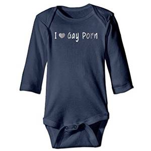 Baby Gay Porn - I LOVE GAY PORN Platinum Style Navy Baby Long Jumpsuit