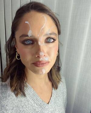 Bitch Face Porn - Brunette resting bitch face cum facial - Cum Face GeneratorCum Face  Generator