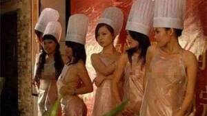 asian nude restaurant - Nude Asian Models At The Foshan Restaurant Opening