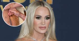 Carrie Underwood Real Porn - Carrie Underwood Tattoos: Flower, Heart Body Ink Photos