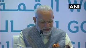 Greeks Porn Dubai - Prime Minister Narendra Modi at the meeting with GCC Business Leaders in  Dubai #ModiInUAE