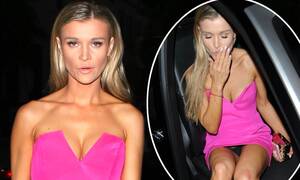 jennifer lopez upskirt pussy - Joanna Krupa wears pretty pink dress to eat out in LA | Daily Mail Online