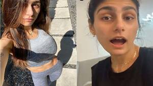 Mia Khalifa Before Porn - Former Porn Star Mia Khalifa Finally Reveals Her New Look Post Her Nose  Job- Pictures