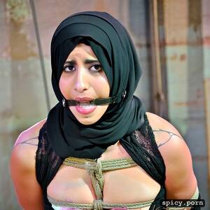 Arab Bondage Porn - Image of bdsm, wearing hijab, arab woman tied up and gagged, bondage -  spicy.porn