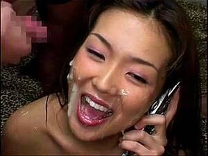 japanese talking phone - Watch Cute Japanese girl gets bukkaked while talking on the phone -  Bukkake, Cumshot, Japanese Porn - SpankBang