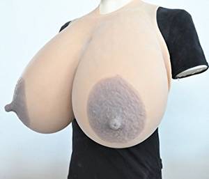 crossdress silicone tits - IVITA 21XL 16KG/pair Super Large False Boobs Crossdresser TG Silicone  Breasts With Straps