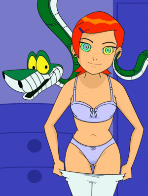 cartoon alien bikini - Cartoon Hentai Gifs image #69434