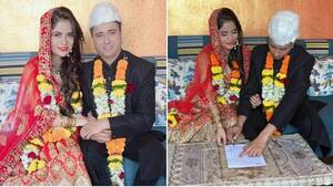 indian porn actress with husband - Gandi Baat actress Gehana Vasisth marries BF Faizan Ansari in an intimate  nikaah ceremony, embraces Islam - India Today