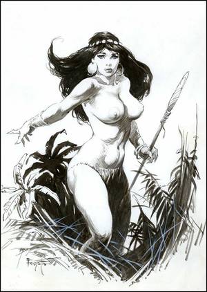 frank frazetta erotica - \