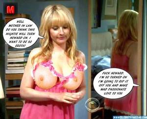 Melissa Rauch Porn Captions - Melissa Rauch Fake, Big Bang Theory, Blonde, Captioned, Lingerie, Nude,