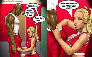 Big Black Cock Cheerleader Cartoon Porn - Cheerleader slut happy to suck on big black cock until it spills out sweet  cum - CartoonTube.XXX