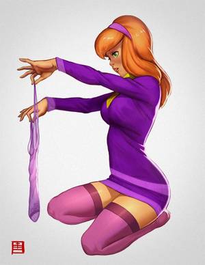 Funny Scooby Doo Cartoon Porn - Geek Art: Scooby-Doo Babe Pin-up Art - Velma and Daphne -