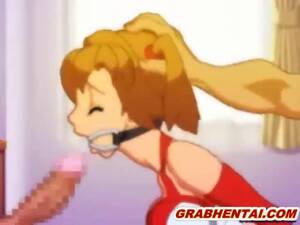 gagging blowjobs animation - Bondage Hentai With An Open Mouth Gag Sucks And Hot Threesome Fucked :  XXXBunker.com Porn Tube