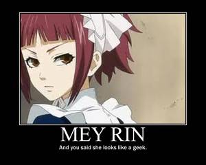Black Butler Maylene Porn - Black Butler- Mey-Rin Without Glasses