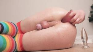 crossdress orgasm - SMALL TEEN SISSY CROSSDRESSER IN CHASITY BELT HANDSFREE ORGASM - Free Porn  Videos - YouPorn