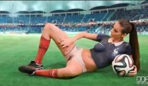 Body Paint Football Pussy - Body Paint Soccer Uniform On Lia Taylor : XXXBunker.com Porn Tube