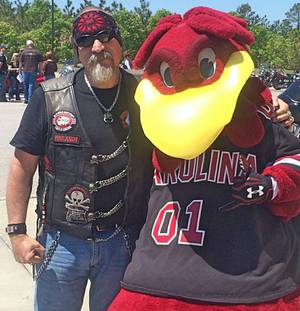 Gina Baca In Porn - Bikers Against Child Abuse (BACA) of South Carolina and South Carolina  mascot \