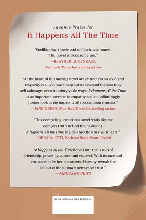 Amazon Heather Green Porn - It Happens All the Time: A Novel: Amy Hatvany: 9781476704456: Amazon.com:  Books