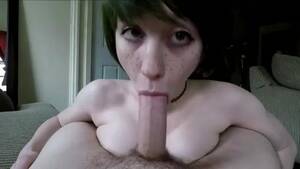 beautiful emo - Cute emo girl with antlers(!!) gives blowjob watch online or download