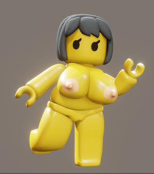 Lego Naked Porn - Rule 34 - 0337 8 1girls 3d 3d (artwork) areolae barefoot big breasts black  hair breasts character request completely nude completely nude female  female female only full body lego naked naked female