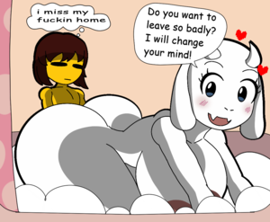 Loriel Undertale Porn - Rule34 - If it exists, there is porn of it / frisk, toriel / 7698214