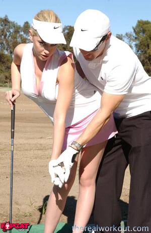 golf coach - Big Boobed Blonde Girl Kagney Linn Karter Fucks With Her Golf Coach - FAPCAT