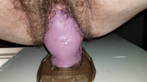 big fat hairy pussy gape - Natural hairy fat wife gapes pussy fucks bad dragon toy - XVIDEOS.COM