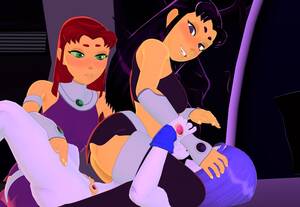 Black Fire And Starfire Porn - The Teen Titans - Blackfire, Starfire & Raven porno