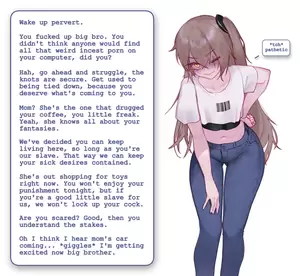 Mom Bondage Captions Porn - Is being enslaved by your sister really punishment? [Incest][Femdom][Bondage][Slavery][Punishment]  free hentai porno, xxx comics, rule34 nude art at HentaiLib.net