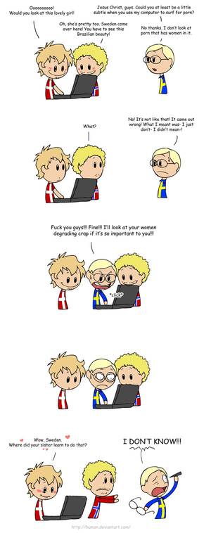 Hetlai Denmark Porn - Bonding over Porn by humon on deviantART