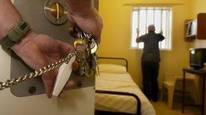 British Prison Porn - Man in a prison cell