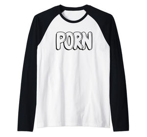 Baseball Shirt Porn - Amazon.com: Porn Bubble Letters | Black Graphic Raglan Baseball Tee :  Clothing, Shoes & Jewelry