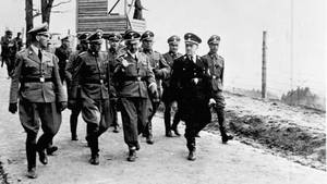 American Nazi Porn - SS officials including Heinrich Himmler visit the Mauthausen concentration  camp in 1941. (CC-