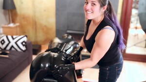 chick in latex spanked - Spanked In Head To Toe Latex | xHamster