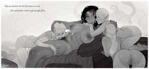 chubby hentai anal - Chubby Orc futa with three lady Elves by InCase