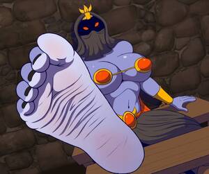 Feet Porn Cartoon - Rule 34 - 2018 5 toes abriika animated barefoot big breasts big feet black  nails blue skin breasts clothed female clothing colored nails feet female  foot focus hi res humanoid humanoid feet