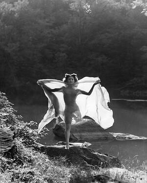 1930s Nude Porn - 1920s 1930s Nude Young Woman Holding Bath Towel by Vintage Images - Fine  Art America