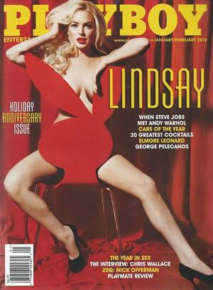 Hustler Porn Lindsay Lohan - Playboy Magazine Lindsay Lohan January 2012 Holiday Anniversary Issue  Playboy Magazines Playboy Magazines